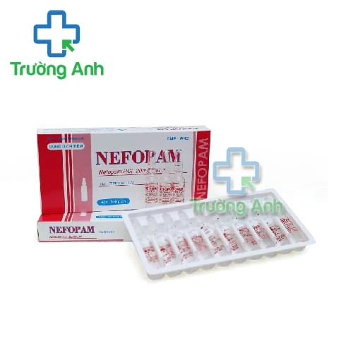 Nefopam 20mg/2ml Vidipha - Thuốc làm giảm các cơn đau